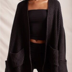 Indigo Luna Tuula Poncho in Black - sold out online!!